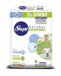SLEEPY NATURAL TRAINING PANTS DOUBLE JUMBO PACKAGE MIDI T3 4-9KG B68