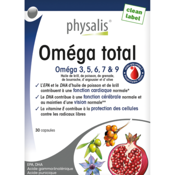 PHYSALIS OMEGA TOTAL ( OMEGA 3,5,6,7 & 9 ) 30 CAPSULES