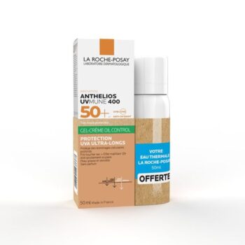 LA ROCHE POSAY ANTHELIOS UVMUNE 400 GEL-CREME OIL CONTROL TEINTE SPF50+ 50ML + EAU THERMALE